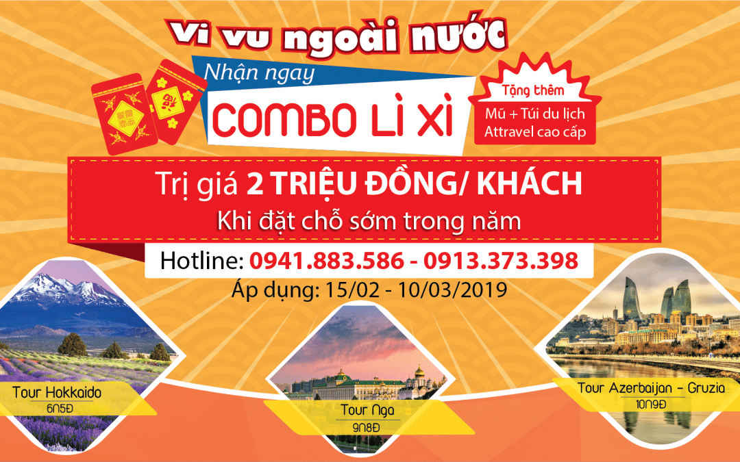 Vi vu nước ngoài – Nhận ngay Combo Lì xì “2 triệu đồng”